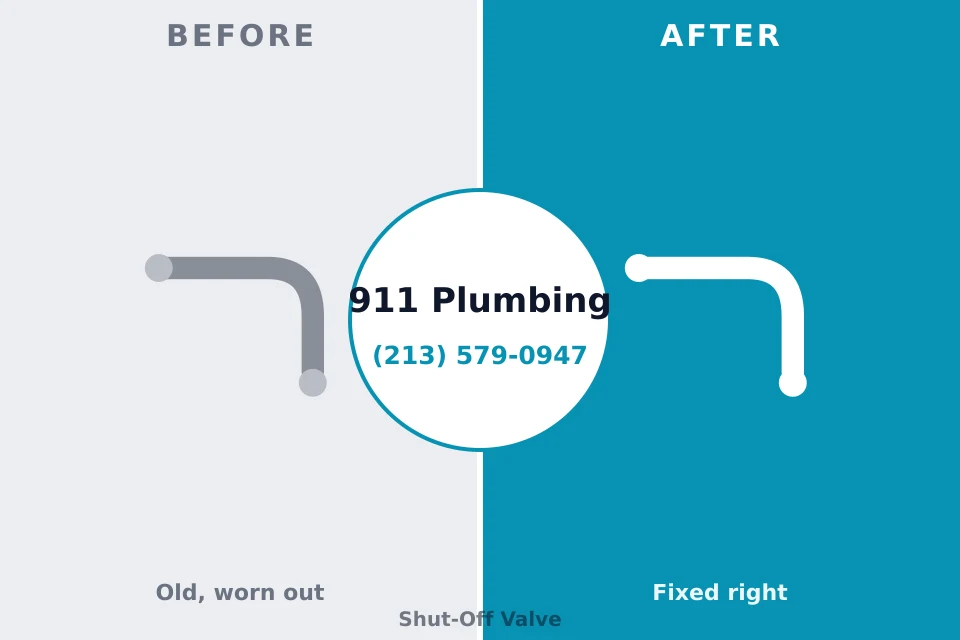 Before and after: plumbing company Bedford, IN